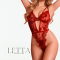 Sheer Floral Lace Bodysuit