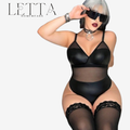 Leather and Mesh Bodysuit
