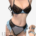 Leopard Contrast Lingerie Set