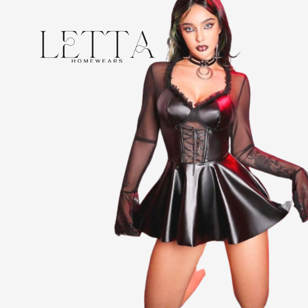 "Onyx Command" Leather Corset