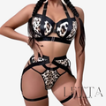 Leopard Print Cupped Bra