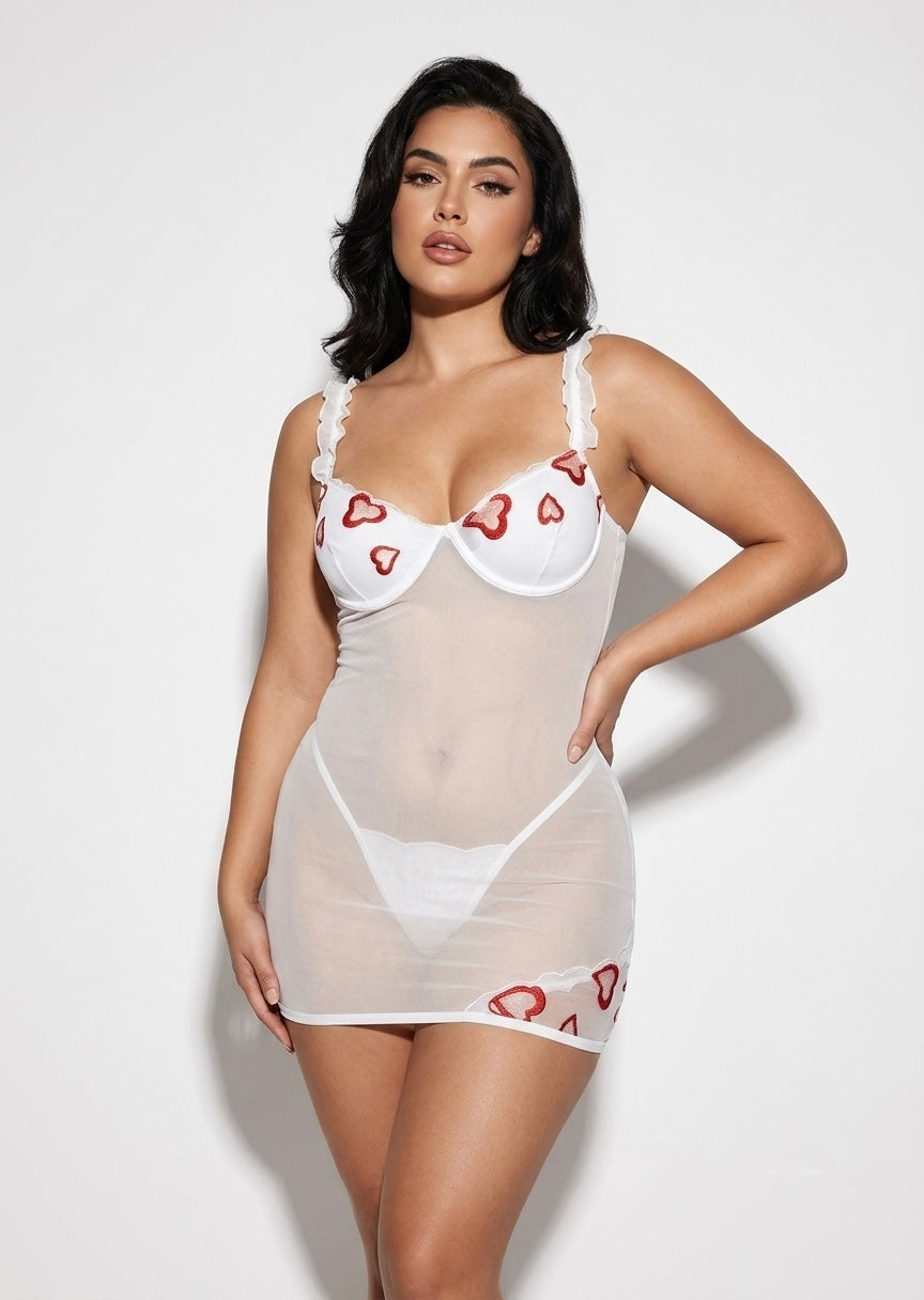 Heartbreaker Mesh Chemise