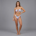 Floral Tie-Front Bikini