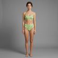 High-Waisted Cartoon Bikini