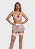 Cherry Print Lingerie Set