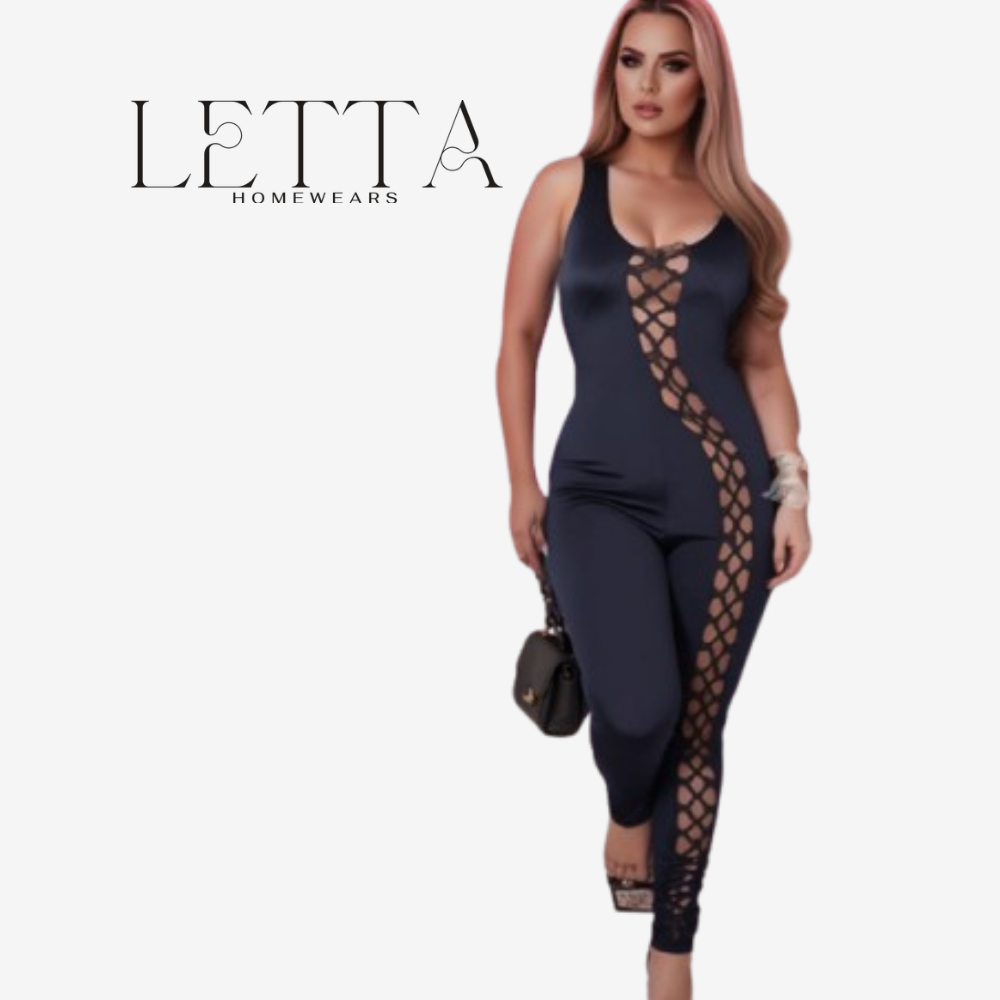 Black Butter Fabric Jumpsuit