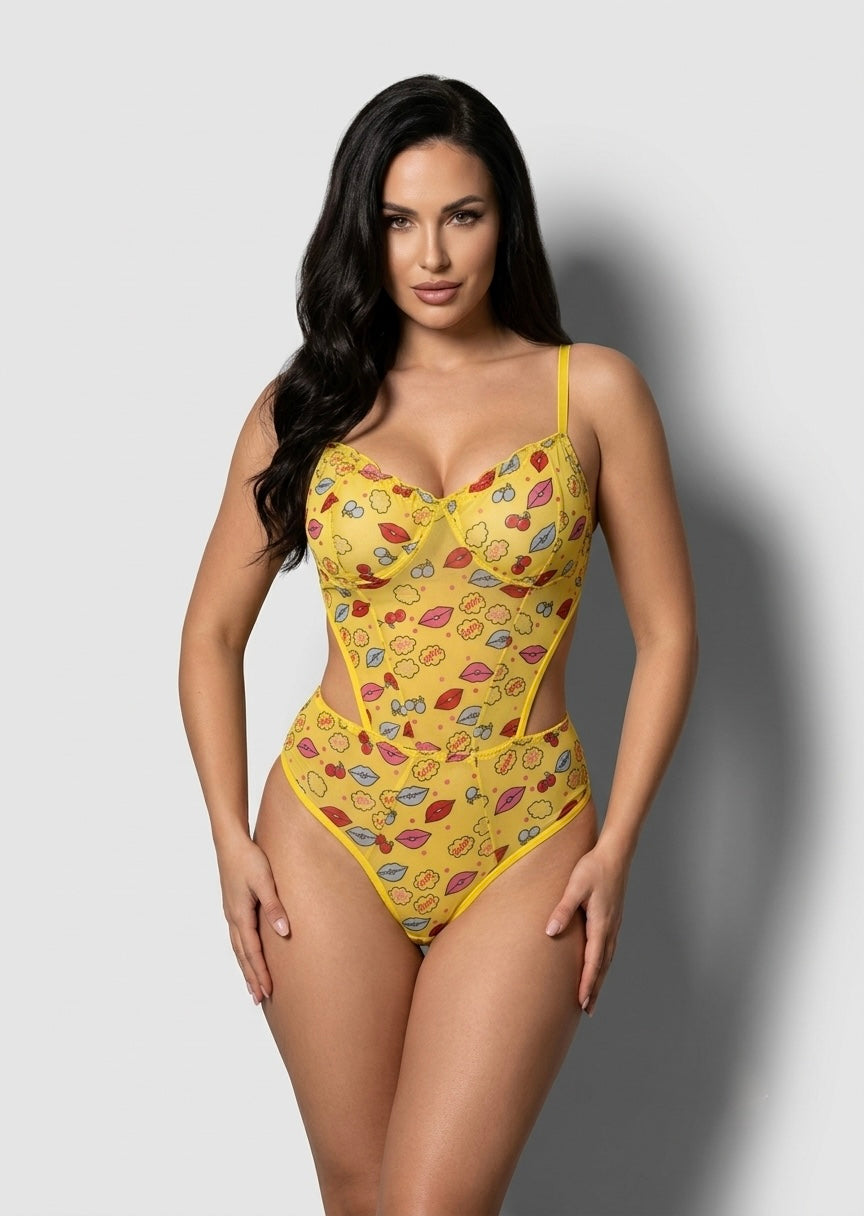 Playful Kisses & Blossoms Bodysuit