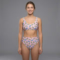 character print scoop bikini