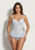 Lace Corset Lingerie Set