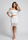 Pure White Lace Enchantment Set
