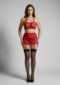Crimson Polka Dot Teddy