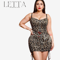 Leopard Print "Zebda" Bodycon Chemise