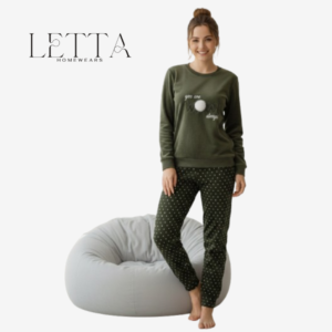 Olive Forest Heidi Velvet Pajama Set