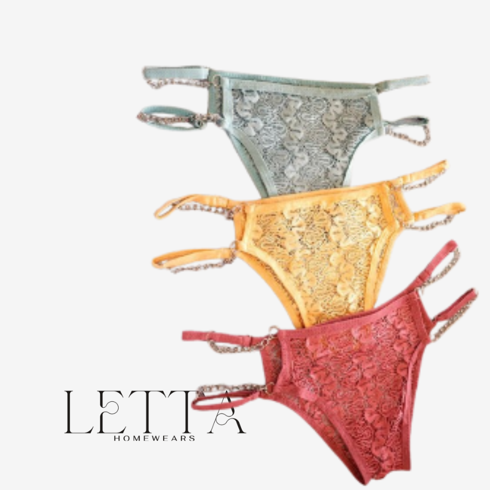 Luxury Embroidered Lace Panties
