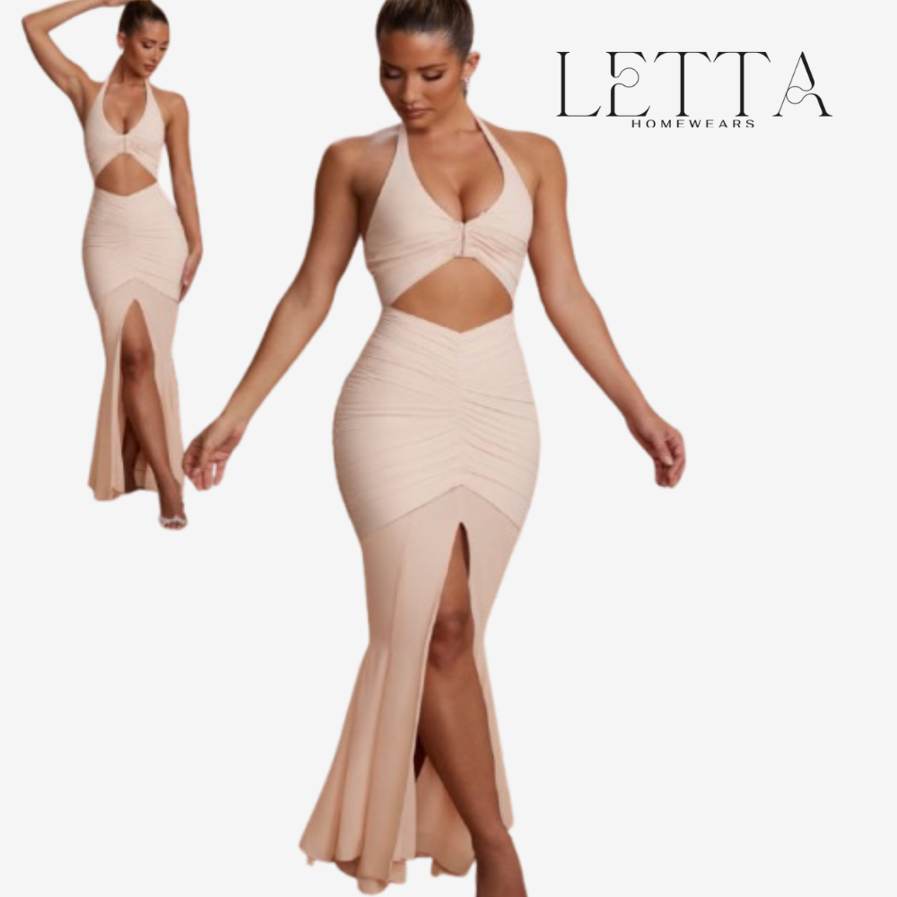 Ethereal Lavender Floral Gown