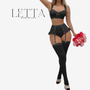 Midnight Lace Glamour Set