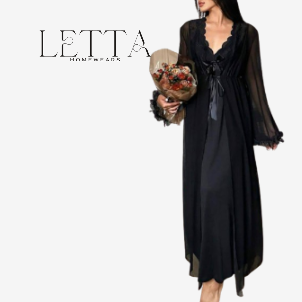 Midnight Elegance Lingerie Set