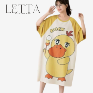 Oversized Character Print Nightshirt