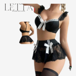 Midnight Lace Maid Ensemble