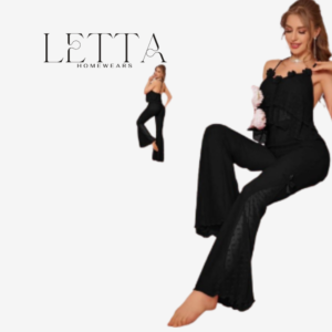 Premium Imported Power Tulle 2-Piece Lounge Set